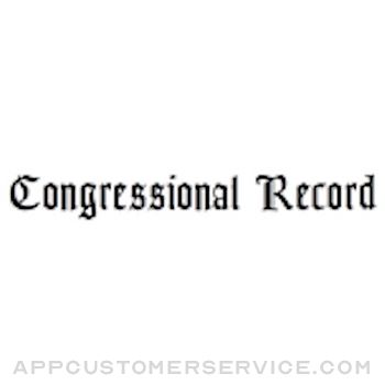 Congressional Record magazine Customer Service