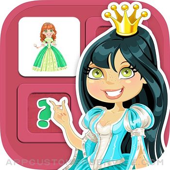 Memory game princesses: learning game of brian training for girls and boys Customer Service