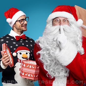 Selfie with Santa – Xmas Joke Customer Service