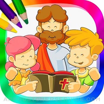 Bible coloring book game Customer Service